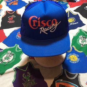 Vintage NASCAR Crisco Racing Mesh Trucker Hat
